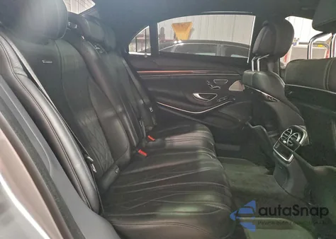 2015 Mercedes-Benz S 63 Amg z USA, uszkodzony, nr VIN WDDUG7JBXFA129023